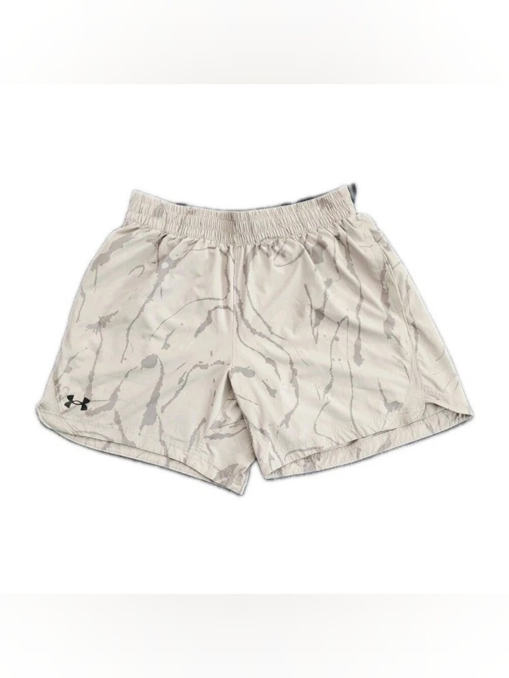 Under Armour Elevated Woven 2.0 Shorts L Gym Training Beige Marble 1390435 203